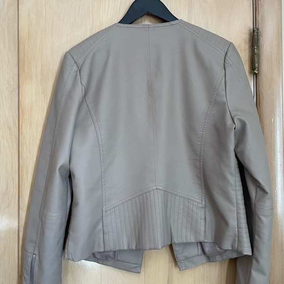 Amaryllis beige/blush faux leather jacket - Picture 2 of 10
